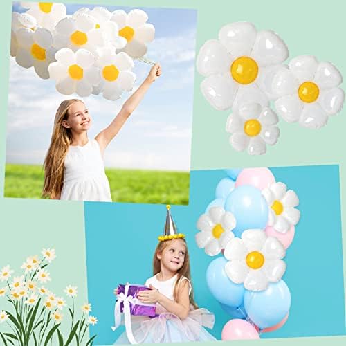 NOVWANG Daisy Balloons 18PCS Party Decorations