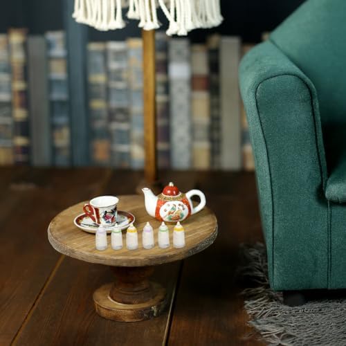 Kichvoe 30pcs Miniature Doll Bottle Set for Baptism Party Favors
