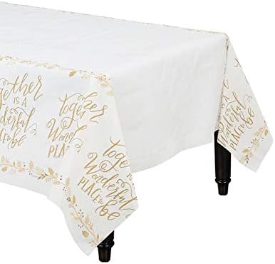 Amscan Fall Rectangular Paper Tablecover 1 pc