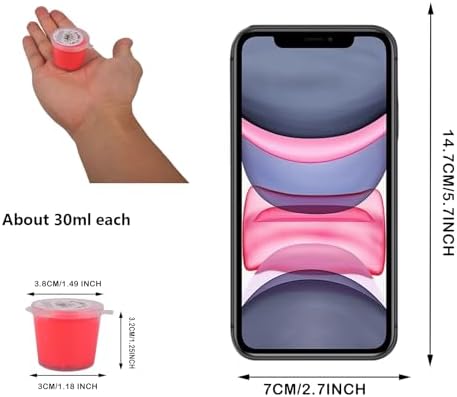 WuHuanNiu 15 Pack Mini Butter Slime Kit