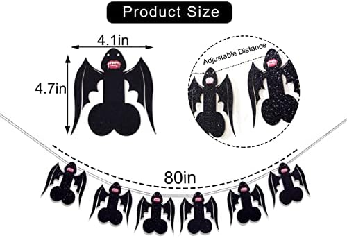 Halloween Vampire Bachelorette Party Banners with Wings and Fangs