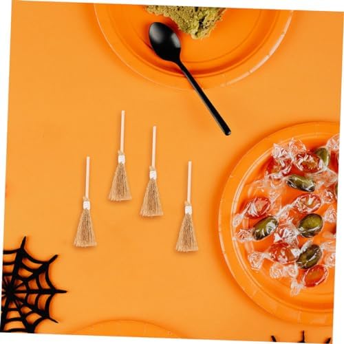 ABOOFAN 12Pcs Miniature Witch Brooms Halloween Decor