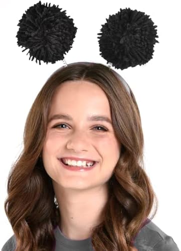 Amscan Pom Pom Headbopper - 9x425 Black 1 Count