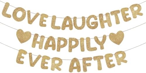 Breling Champagne Gold Bridal Shower Banner Set