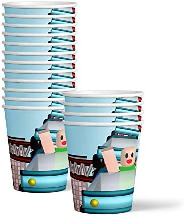 Robot Blocks Party Supplies Set for 16 Guests