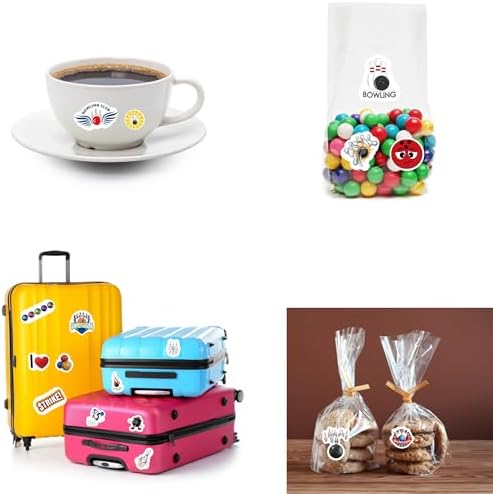 1200 Bowling Paper Stickers for Parties 24 Sheets