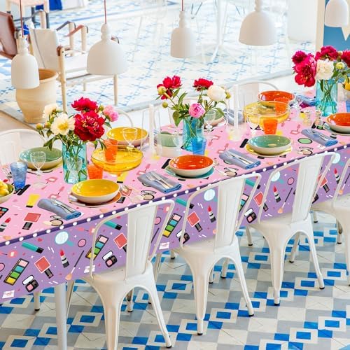 4 Pack Spa Makeup Party Table Covers 51 x 86 Inches