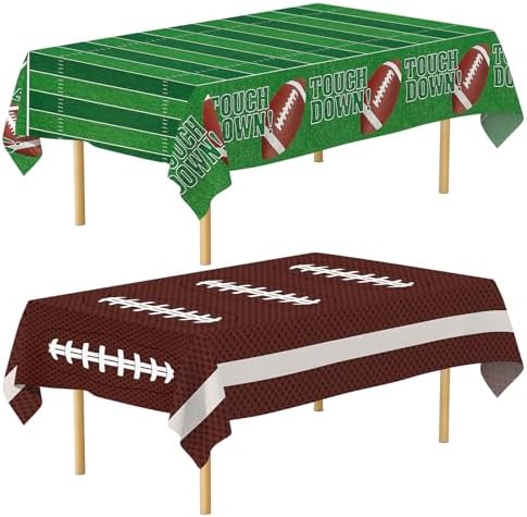 Football Party Decorations 2 Pack Tablecloth