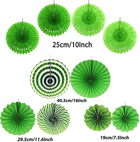 ZERODECO Green and Light Green Party Decorations