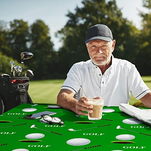 Patelai Golf Tablecloth for Sports Parties 86x51 Inch 2 Piece