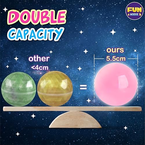 FunKidz 25 Variety Slime Balls for Kids Party Favors