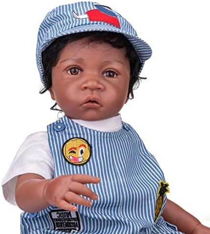 Angelbaby 24 Inch Black Reborn Toddler Boy Doll