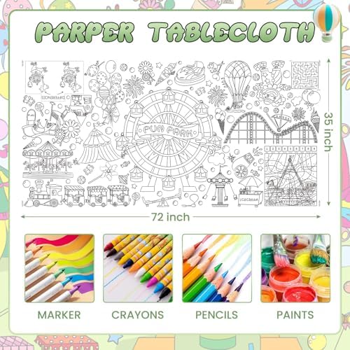 Drunze Giant Poster for Kids Fun Park Decor