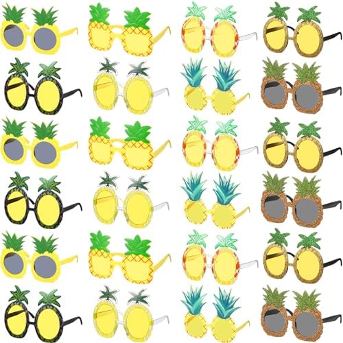 Kanayu 24 Pair Pineapple Party Sunglasses