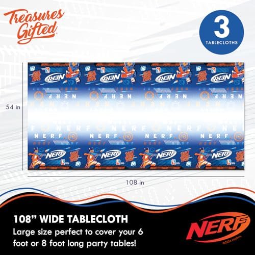 Treasures Gifted Nerf Tablecloths 54x108 In Pack of 3