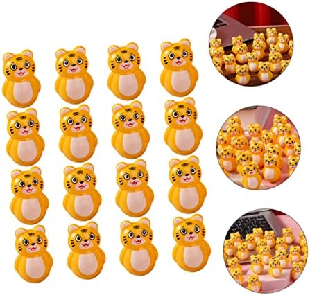 20pcs Tiger Tumbler Toy Wobbling Home Decor for Kids