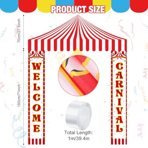 Ziliny 3 Pcs Carnival Party Decorations Set