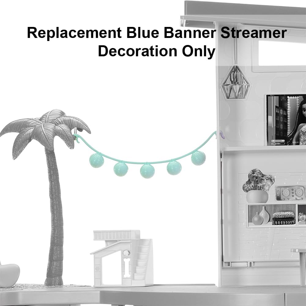Barbie Replacement Blue Banner Streamer Decoration