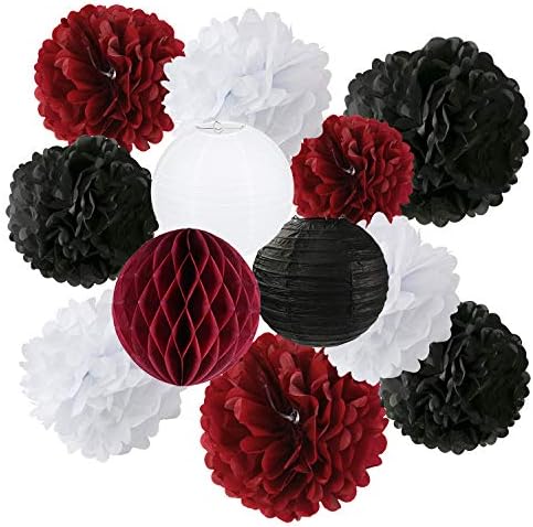 Furuix 2025 Graduation Party Decor Honeycomb Balls
