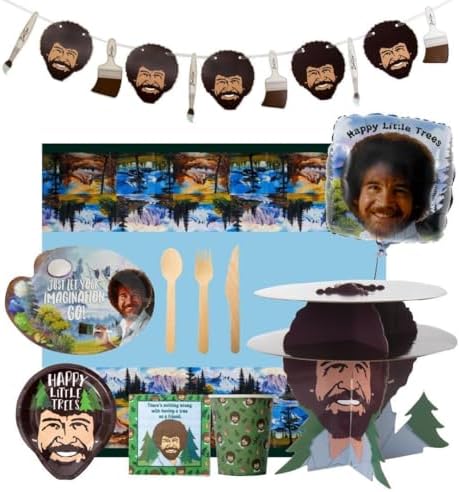Mighty Mojo Bob Ross Party In A Box Kit