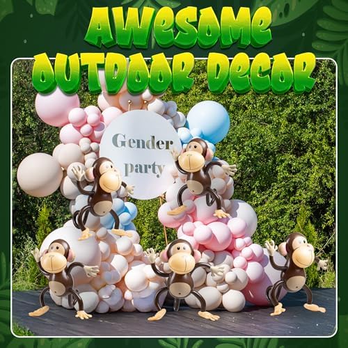 Large Inflatable Monkey Pack of 3 27 Inch Party Decor