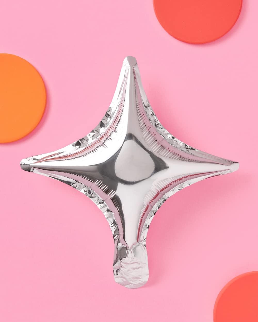 XO Fetti Silver Sparkle Foil Balloons 6pc Party Decor