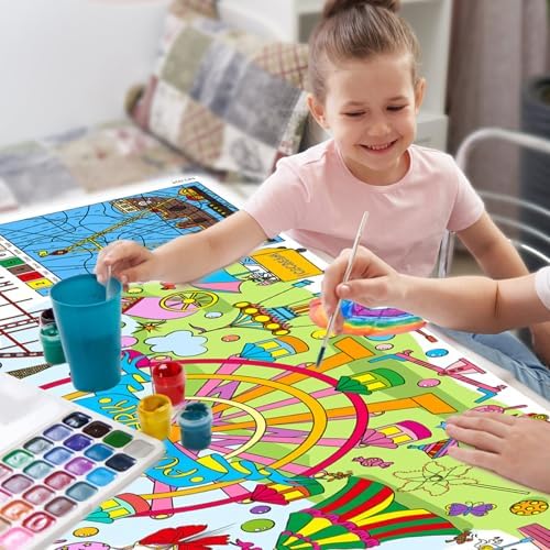 Drunze Giant Poster for Kids Fun Park Decor
