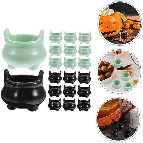 20pcs Mini Cauldron Halloween Decorations