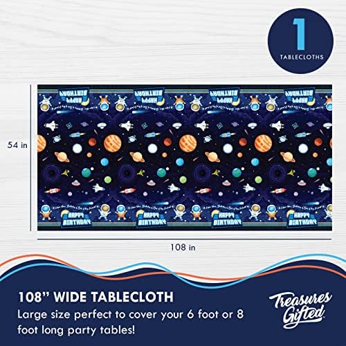 Treasures Gifted Outer Space Tablecloth 54x108 Inches