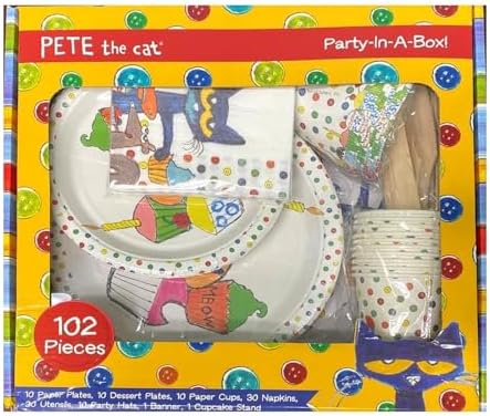 Mighty Mojo Pete The Cat Party In A Box Kit - 102 Pieces