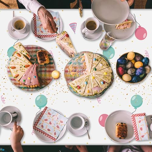Hamster Party Tablecloths - 3Pcs Cute Birthday Decorations for Kids
