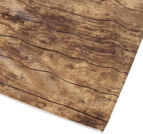 Creative Converting 329655 Wood Grain Plastic Tablecloth