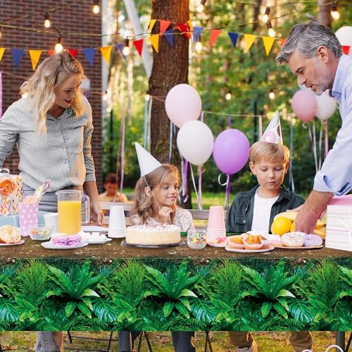 Kochorie 100 Ft x 54 Inch Jungle Tablecloth Roll with Cutter Box