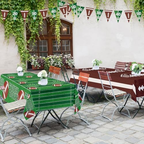 Football Party Decorations 2 Pack Tablecloth