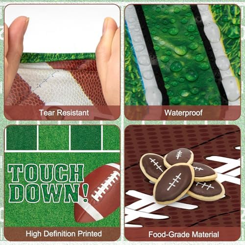 Football Party Decorations 2 Pack Tablecloth