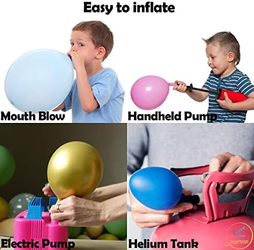 AFTERLOON Biodegradable Balloons 24pcs Pearlized White 12 Inch
