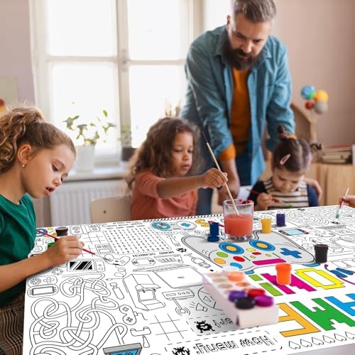 Giant Video Game Coloring Poster for Kids