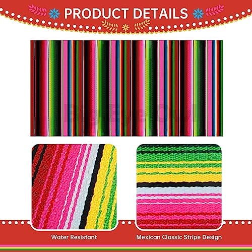 Mexican Fiesta Tablecloth 54x108 Inch