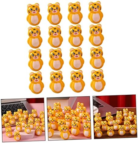 20pcs Tiger Tumbler Toy Wobbling Home Decor for Kids