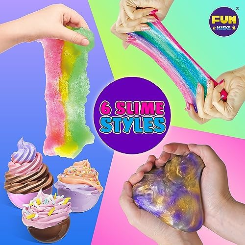 FunKidz 25 Variety Slime Balls for Kids Party Favors