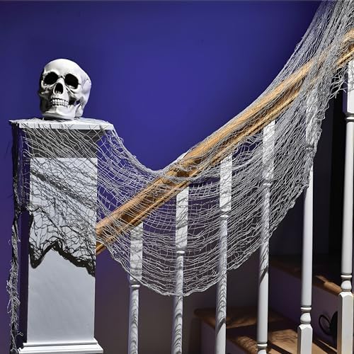 Halloween Creepy Gray Gauze Cloth 60x30