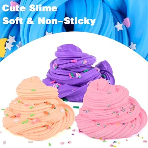 WuHuanNiu 15 Pack Mini Butter Slime Kit
