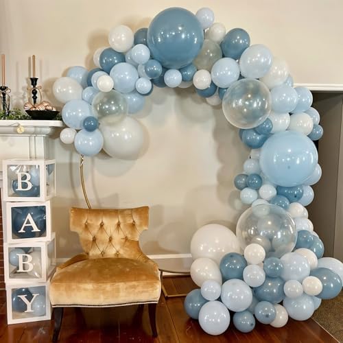 Togvu Dusty Blue Balloons 12 Inch Party Set
