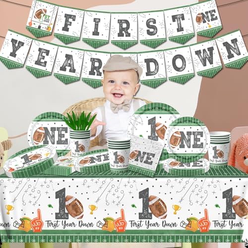 142Pcs Football Birthday Party Decorations Set