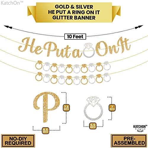 KatchOn He Put a Ring On It Banner 10 Feet