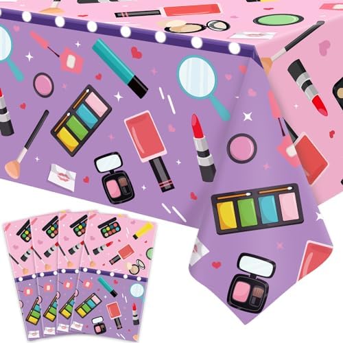 4 Pack Spa Makeup Party Table Covers 51 x 86 Inches