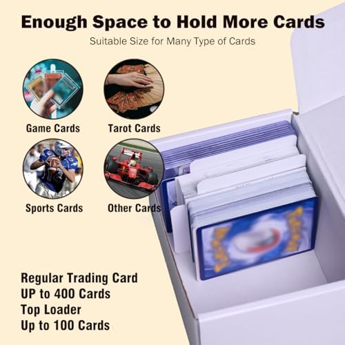 NUMINA 7 Pack Card Storage Boxes for Trading and Collectible Cards