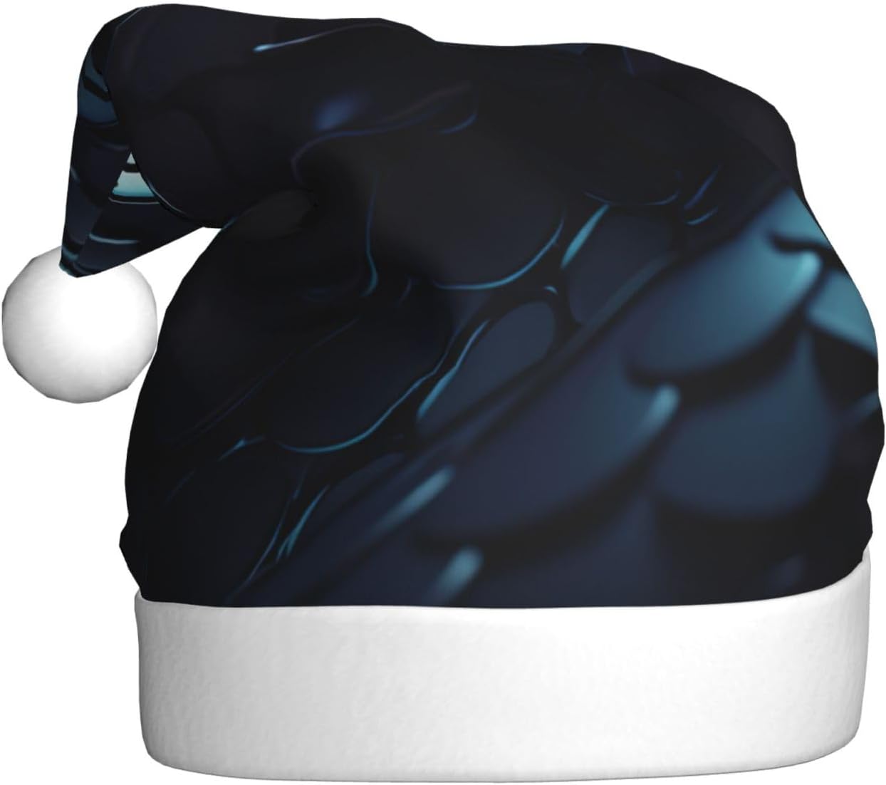 QINZHENG 3D Snake Santa Hat Velvet Plush