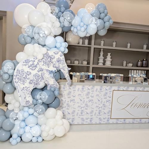 Togvu Dusty Blue Balloons 12 Inch Party Set