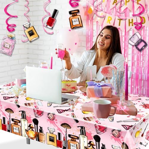 Adirasenotek 3Pcs Spa Makeup Party Tablecovers